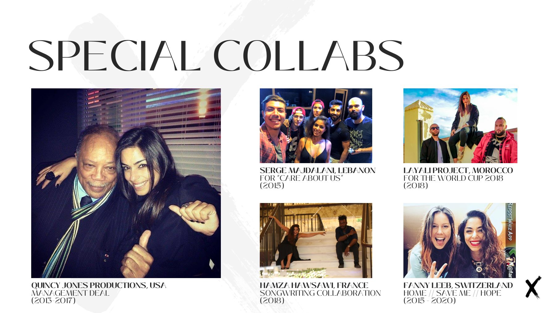 Xriss portfolio page 10: Special Collabs