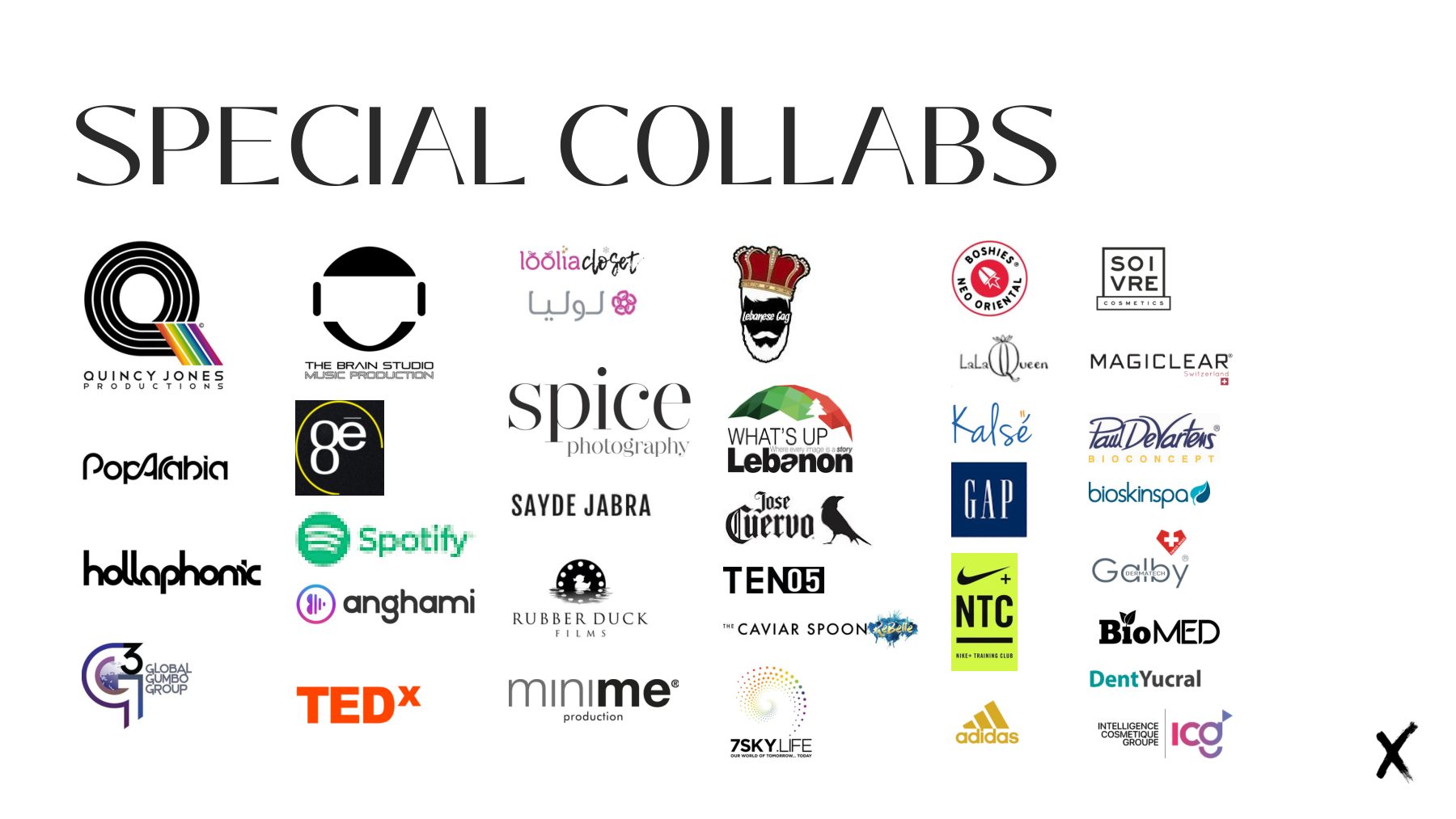 Xriss portfolio page 13: Special Collabs